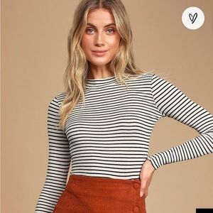 Lulus striped top small
